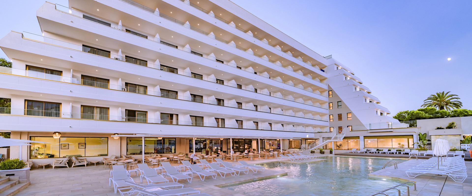 A hotel on the beach